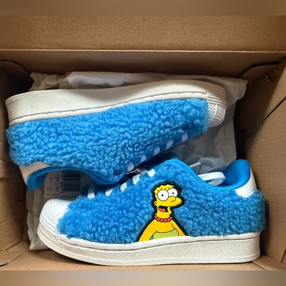 Adidas x The Simpsons Superstar "Marge" (Cloud White/Core Black/Cloud White)